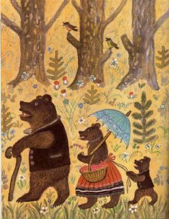 Иллюстрация к сказке «Три медведя»