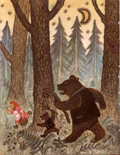 Иллюстрация к сказке «Три медведя»
